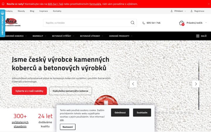 Screenshot of bacabeton.cz