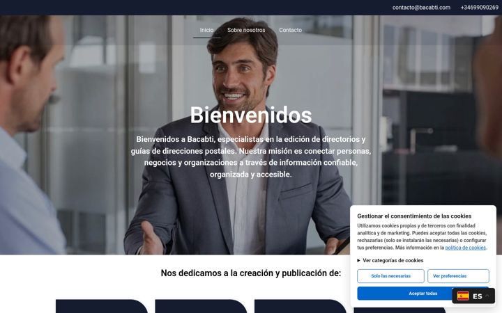 Screenshot of bacabti.com