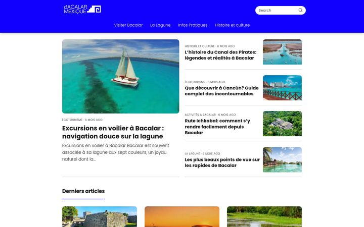Screenshot of bacalarmexique.com