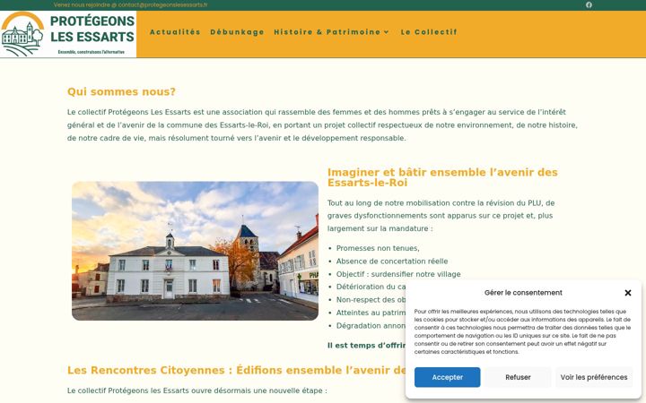 Képernyőkép: bacasableprotegeonslesessarts.fr