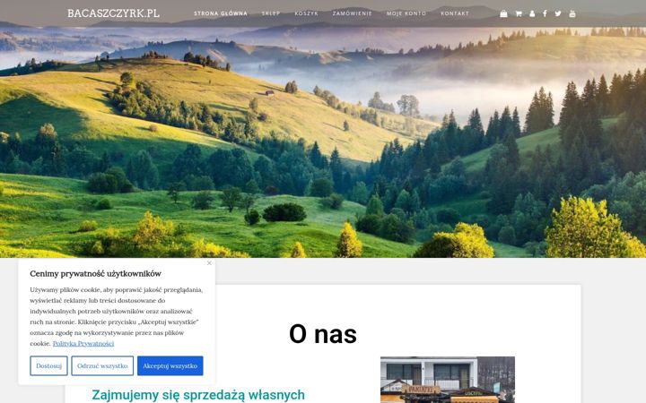 Screenshot of bacaszczyrk.pl