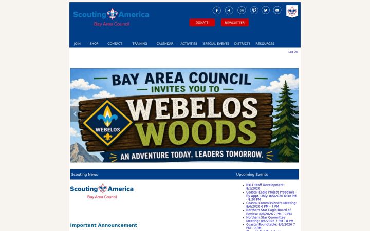 Screenshot of bacbsa.org