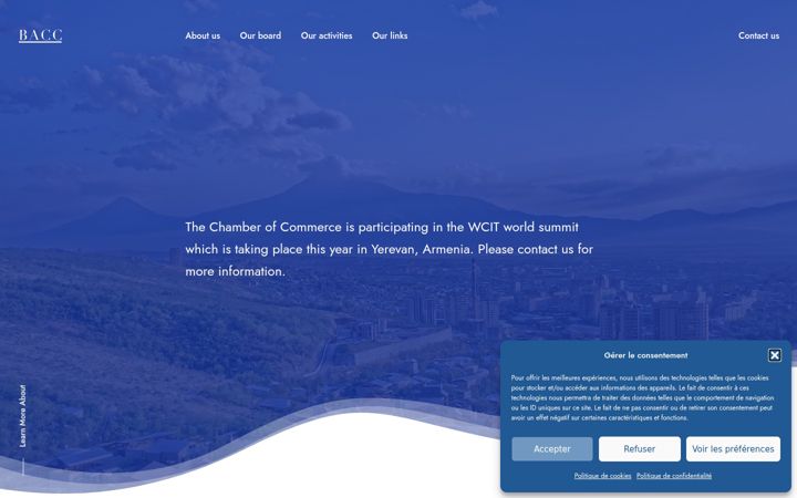 Screenshot of bacc.brussels