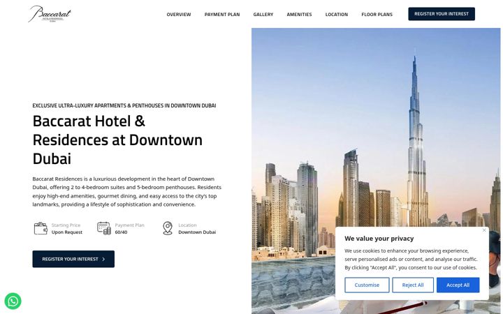 Screenshot of baccarat-downtown-dubai.com