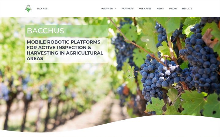 Screenshot of bacchus-project.eu