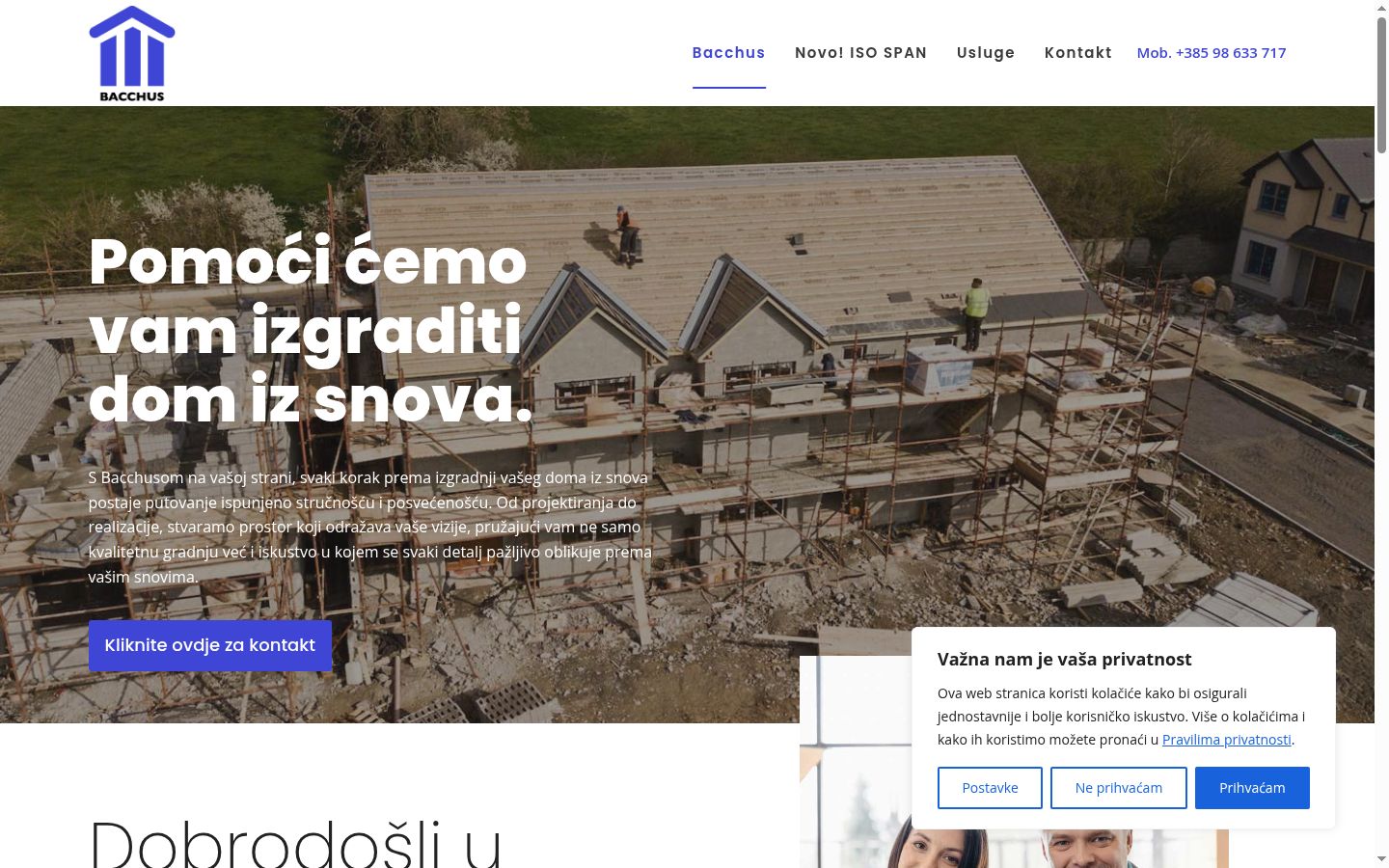 Screenshot tal-banner tal-kunsens muri qabel kwalunkwe interazzjoni