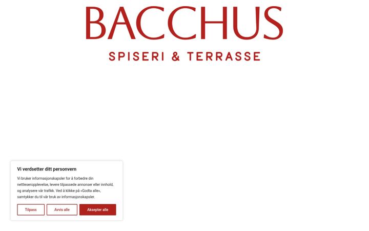 Screenshot of bacchusspiseri.no