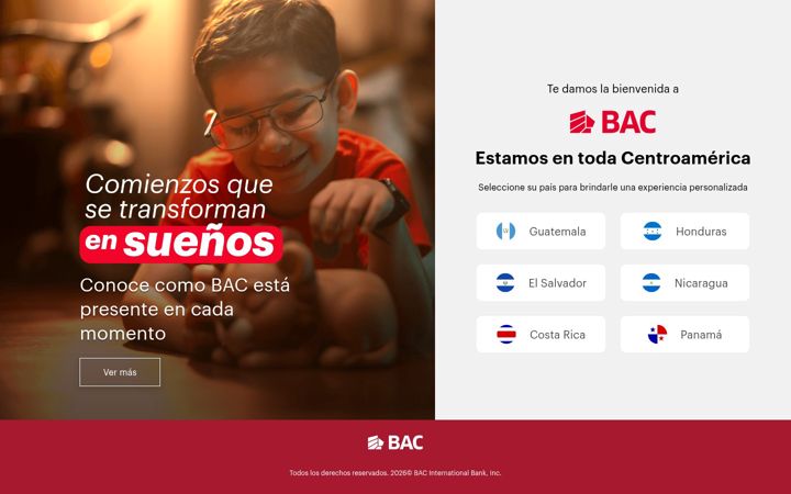 Skjámynd af baccredomatic.com