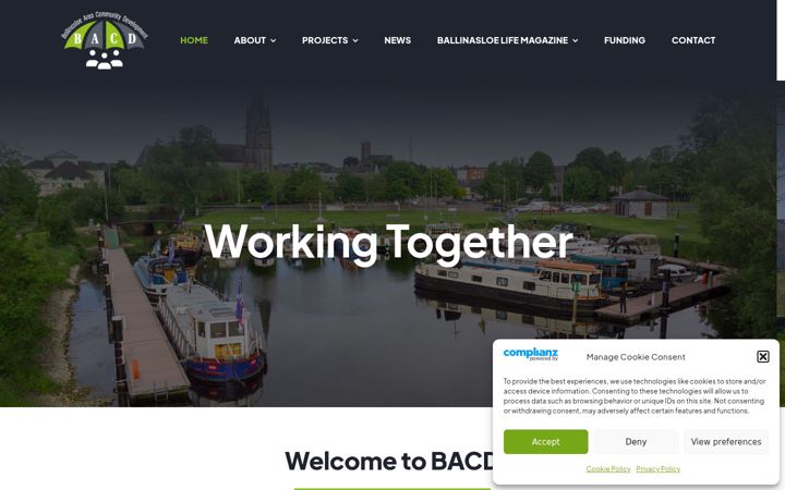Screenshot of bacd.ie