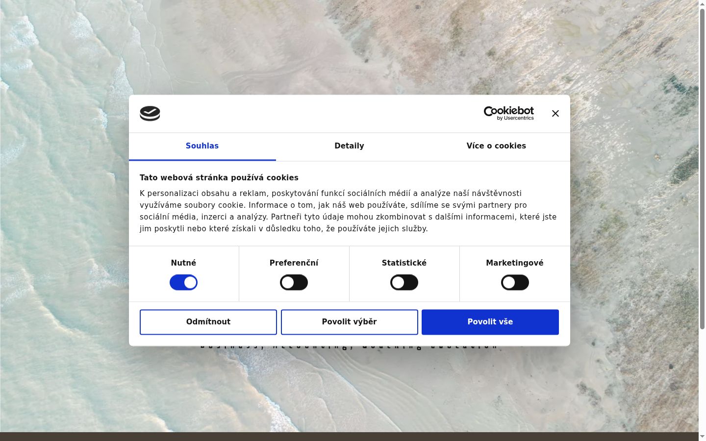 Screenshot tal-banner tal-kunsens muri qabel kwalunkwe interazzjoni