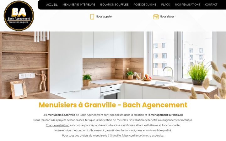 Screenshot of bach-agencement.fr