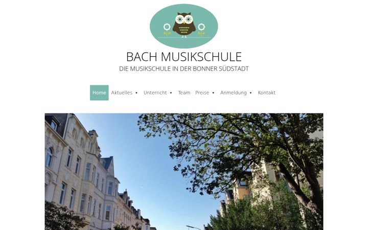 Screenshot of bach-musikschule.de
