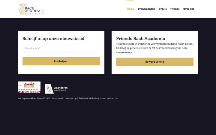 Екранна снимка на bachacademie-aldenbiesen.be