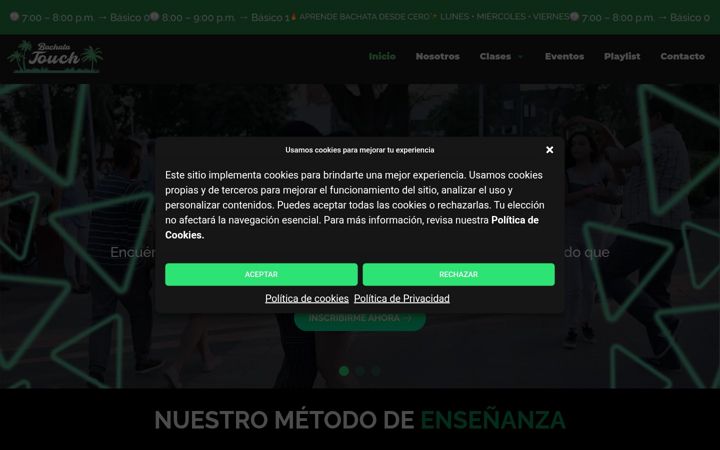 Screenshot of bachatatouch.com