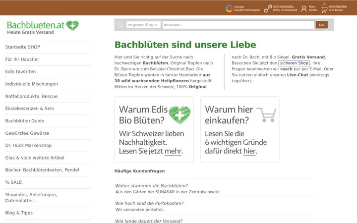 Screenshot of bachblueten.at