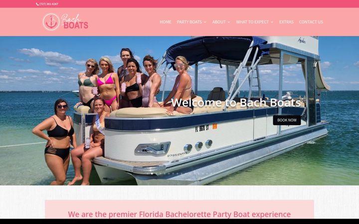 Screenshot of bachboats.com