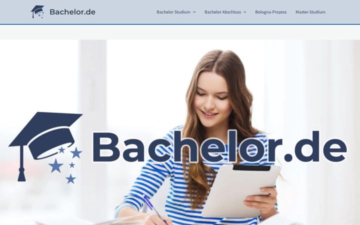 Screenshot of bachelor.de