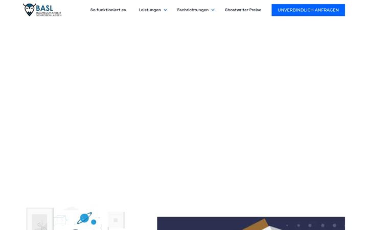 Screenshot of bachelorarbeit-schreiben-lassen.com