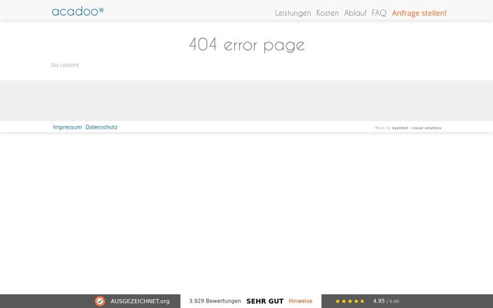 Screenshot of bachelorarbeitschreibenlassen.com