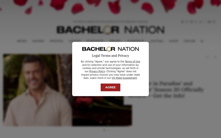 Screenshot of bachelornation.com