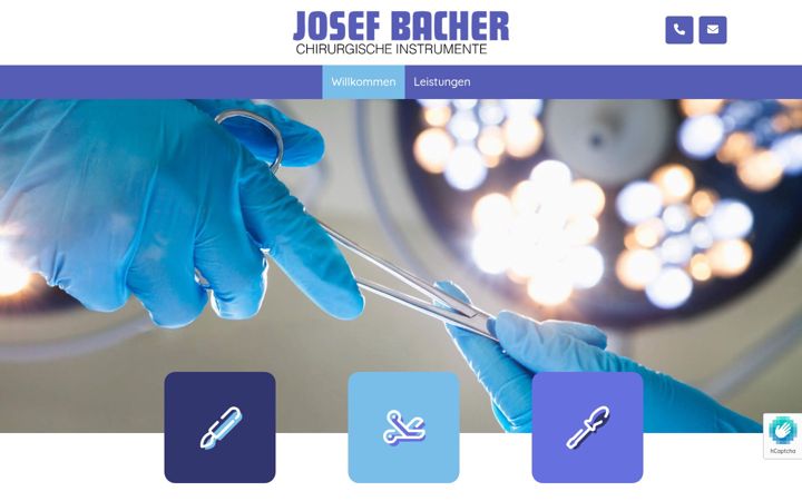 Screenshot of bacher-josef.de