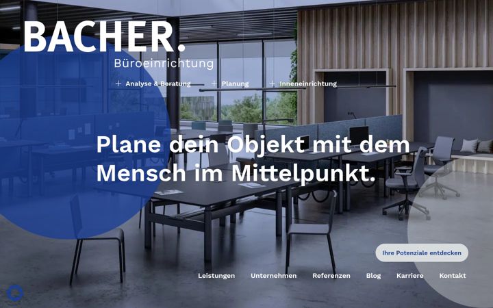 Ekrano kopija bacher-moebel.de