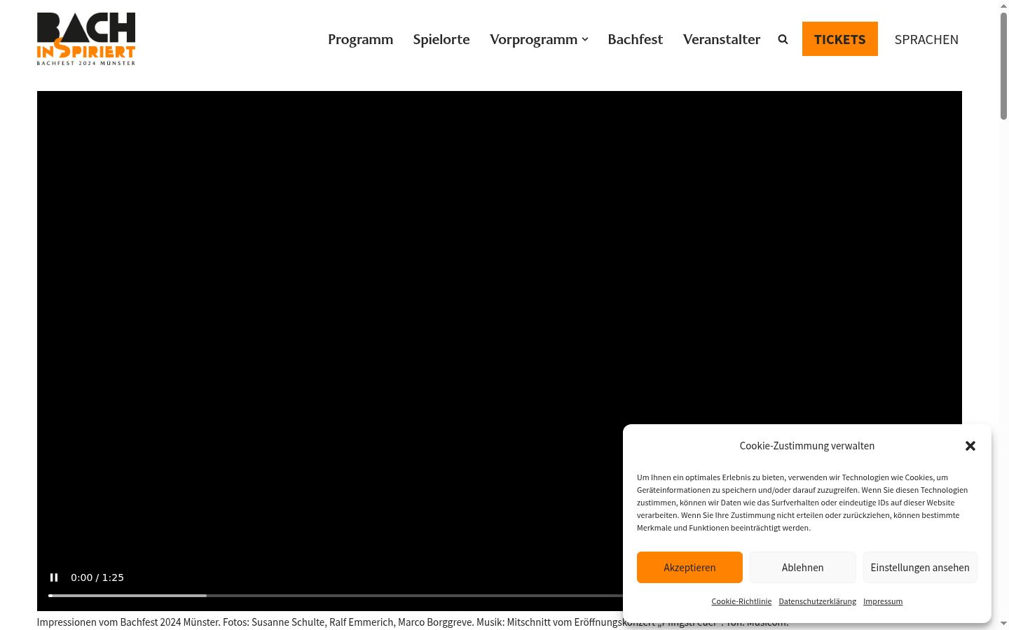Snímek obrazovky baneru souhlasu zobrazeného před jakoukoli interakcí