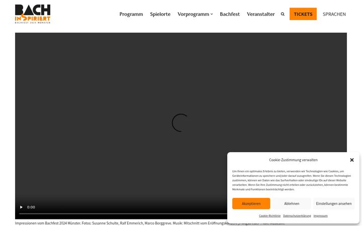 Screenshot of bachfest-muenster.de