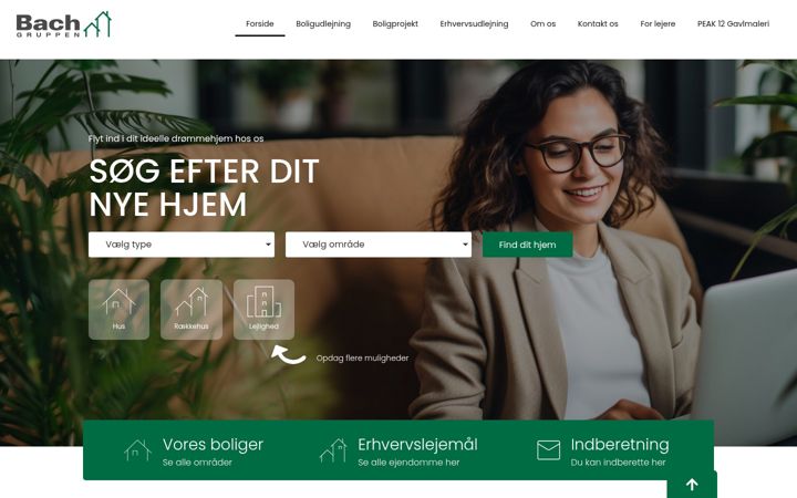 Screenshot of bachgruppen.dk
