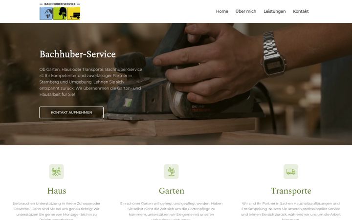 Screenshot of bachhuber-service.de