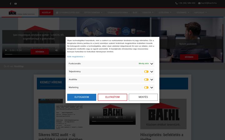 Screenshot of bachl.hu