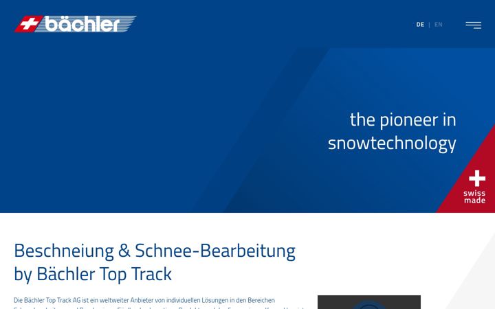 Screenshot of bachler.ch