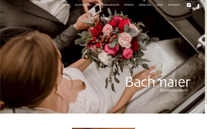 Screenshot of bachmaier-blumen.de