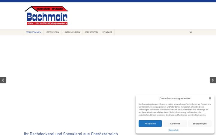 Screenshot stránky bachmair-kg.at