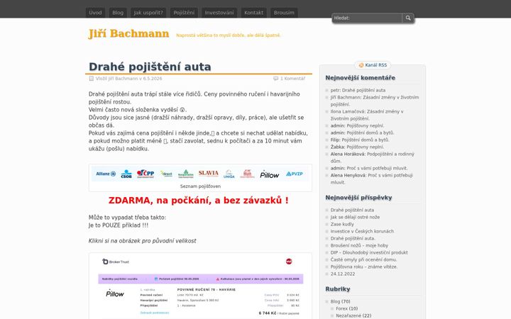 Screenshot ta' bachmann.cz