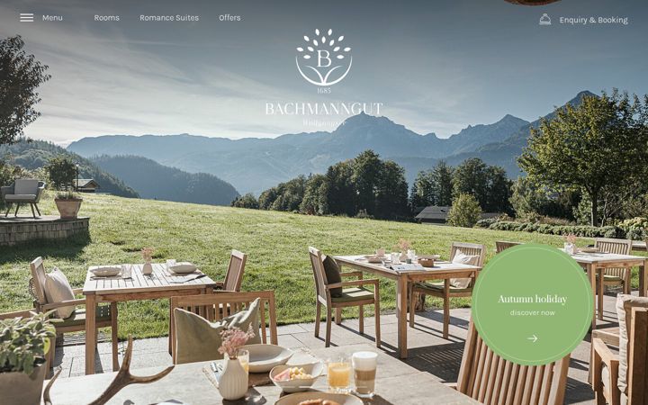Screenshot of bachmanngut.at