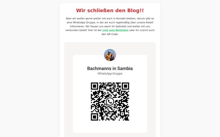 Screenshot of bachmanns-in-sambia.de