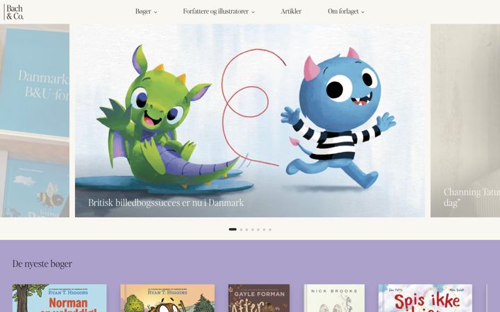 Screenshot of bachogco.dk