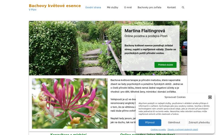 Screenshot of bachovykvety.online