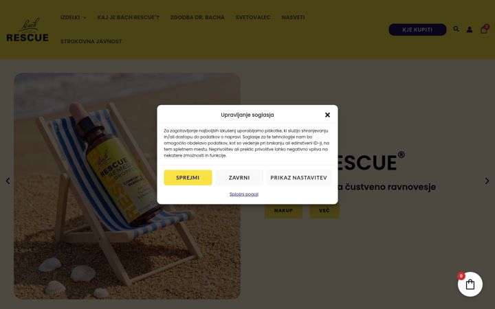 Skærmbillede af bachrescue.si