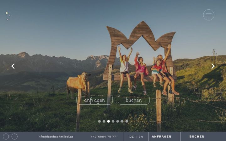 Screenshot of bachschmied.at