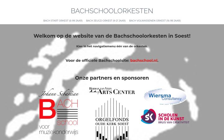 Screenshot of bachschoolorkesten.nl