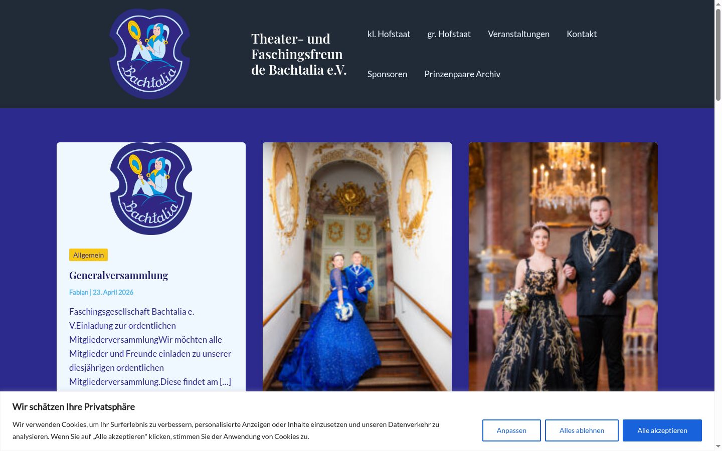 Screenshot tal-banner tal-kunsens muri qabel kwalunkwe interazzjoni