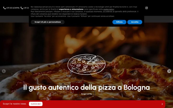 Screenshot of baciamiancora.it