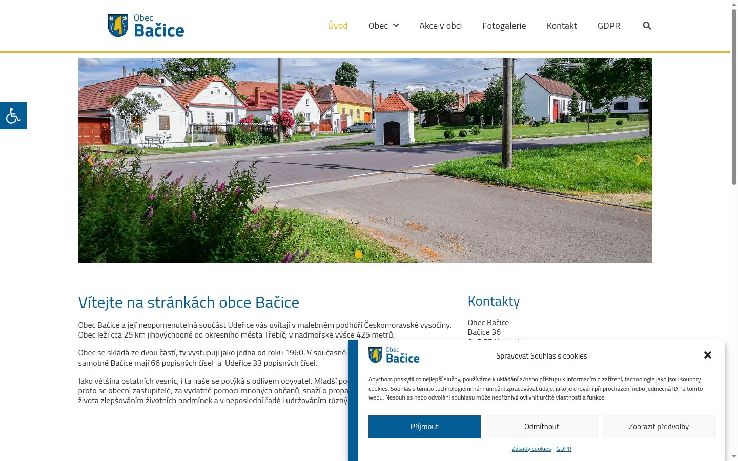 Screenshot tal-banner tal-kunsens muri qabel kwalunkwe interazzjoni