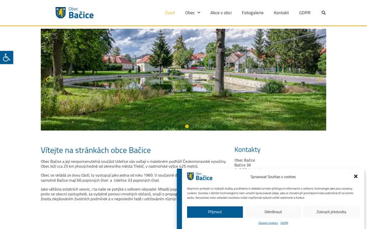 Screenshot ta' bacice.cz