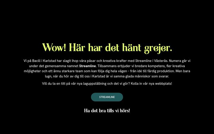 Screenshot of bacill.se