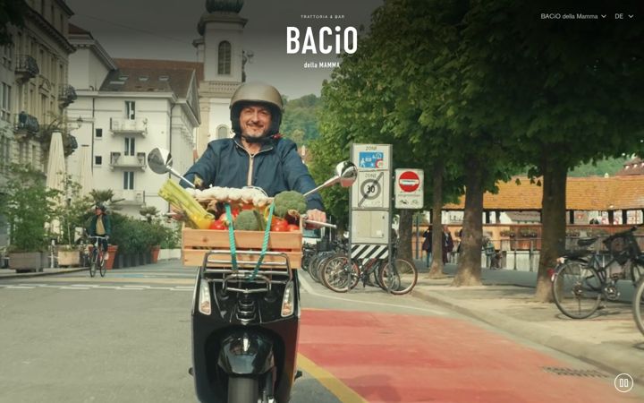 Screenshot of baciodellamamma.com