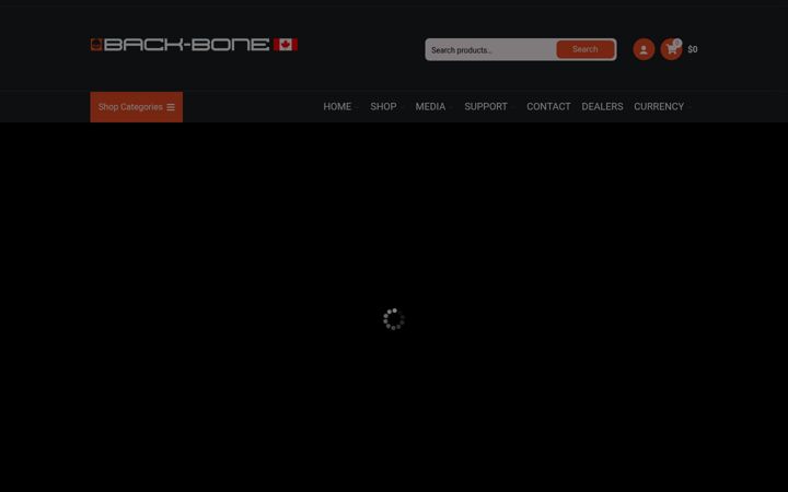 Screenshot of back-bone.ca