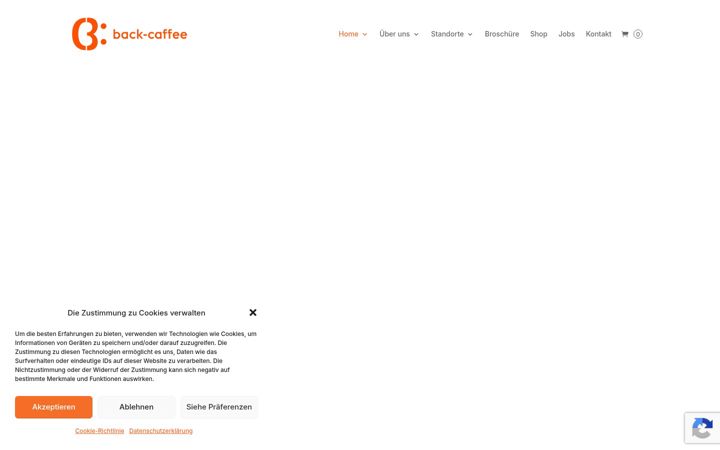 Screenshot of back-caffee.ch